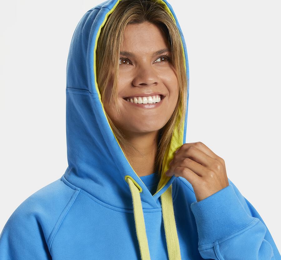 Hoka One One Hoodie Womens Blue - Bondi - 47126KBLM